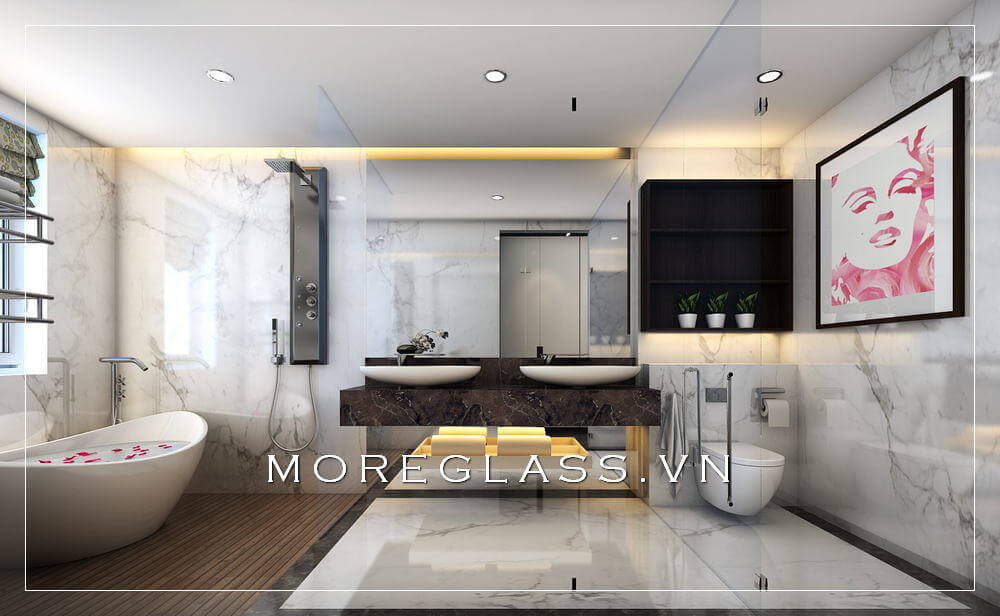 Thiết kế phòng tắm biệt thự